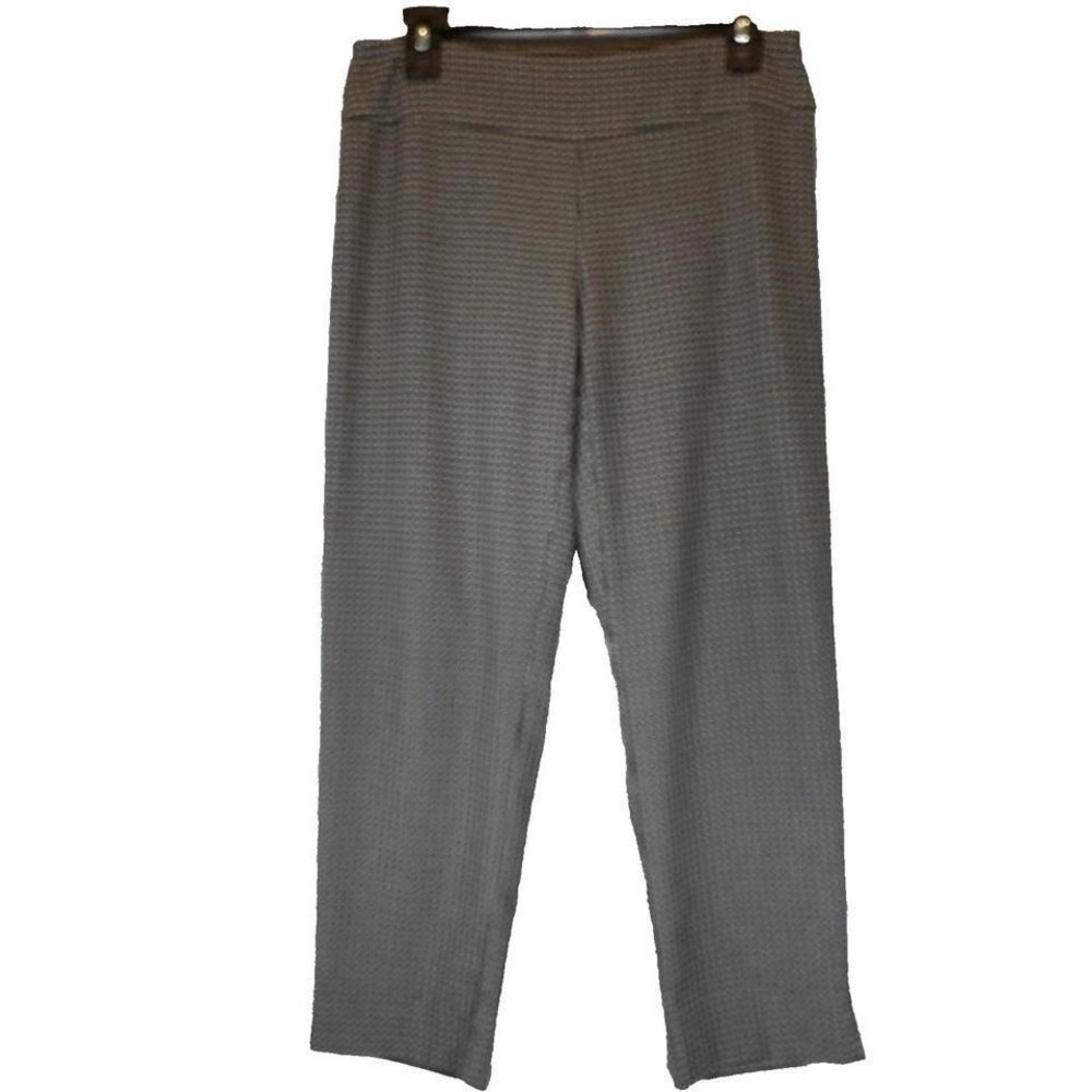 Zac & Rachel Houndstooth Ankle Pants Women's 6 Stretch Career Office Business